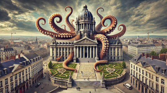 THE JUSTICE PALACE IN BRUSSELS & NAUTI OCTOPUS